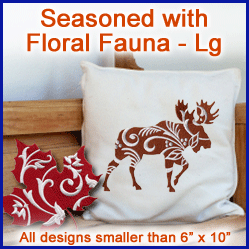 A Seasoned with Floral Fauna Design Pack