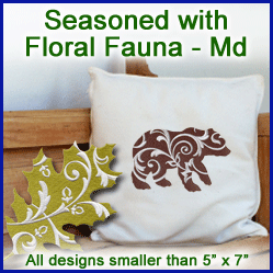 A Seasoned with Floral Fauna Design Pack