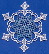 Sparkling Diamond Snowflake (Lace) (Mylar)