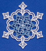 Sparkling Diamond Snowflake (Lace) (Mylar)