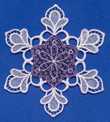 Sparkling Filigree Snowflake (Lace) (Mylar)