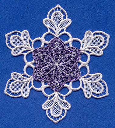 Sparkling Filigree Snowflake (Lace) (Mylar)
