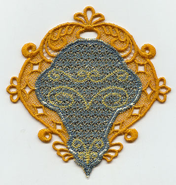 Sparkling Ornament (Lace) (Mylar)