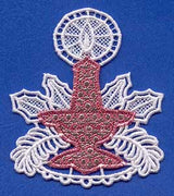 Sparkling Candle (Lace) (Mylar)