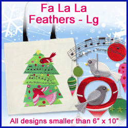 A Fa La La Feathers Design Pack