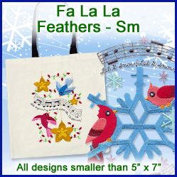 A Fa La La Feathers Design Pack