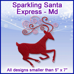 A Sparkling Santa Express Design Pack