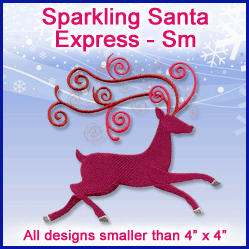 A Sparkling Santa Express Design Pack