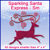 A Sparkling Santa Express Design Pack