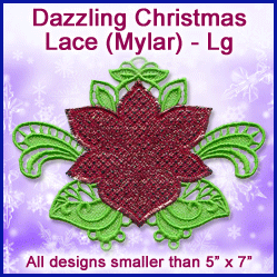 A Dazzling Christmas Lace (Mylar) Design Pack