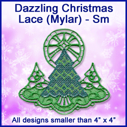 A Dazzling Christmas Lace (Mylar) Design Pack