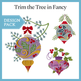 A Trim the Tree in Fancy Design Pack