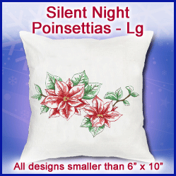 A Silent Night Poinsettias Design Pack