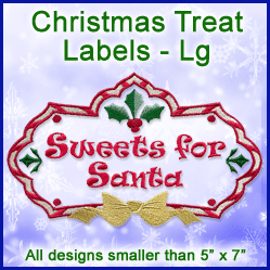 A Christmas Treat Labels Design Pack