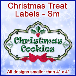 A Christmas Treat Labels Design Pack