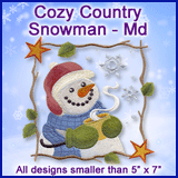 A Cozy Country Snowman Design Pack