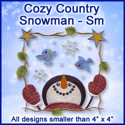 A Cozy Country Snowman Design Pack