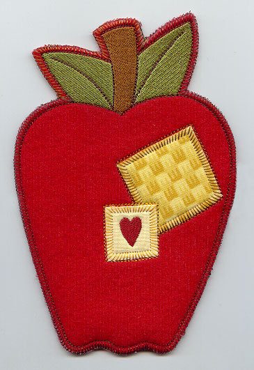 Apple Silverware Holder (In-the-Hoop)