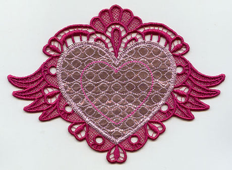 Heart (Lace) (Mylar)