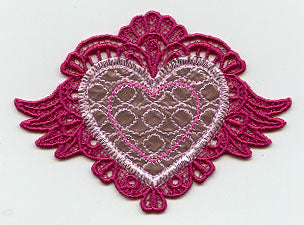 Heart (Lace) (Mylar)