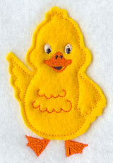 Yellow Duck - Front (Crafty Cut Applique)