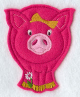 Spring Pig - Front (Crafty Cut Applique)