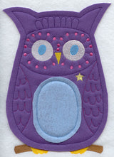 Starry Owl - Front (Crafty Cut Applique)