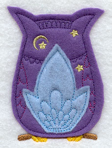 Starry Owl - Back (Crafty Cut Applique)