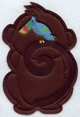 Happy Monkey - Back (Crafty Cut Applique)