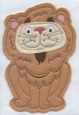 Fluffy Lion - Front (Crafty Cut Applique)