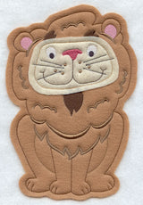 Fluffy Lion - Front (Crafty Cut Applique)