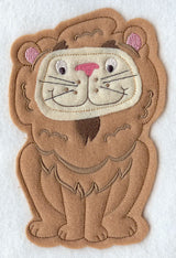 Fluffy Lion - Front (Crafty Cut Applique)