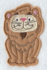 Fluffy Lion - Front (Crafty Cut Applique)