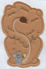 Fluffy Lion - Back (Crafty Cut Applique)