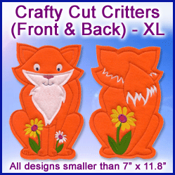 A Crafty Cut Critters (Front & Back) Design Pack