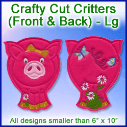 A Crafty Cut Critters (Front & Back) Design Pack
