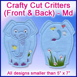 A Crafty Cut Critters (Front & Back) Design Pack
