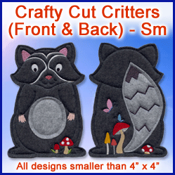 A Crafty Cut Critters (Front & Back) Design Pack