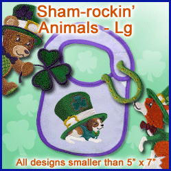 A Sham-rockin' Animals Design Pack