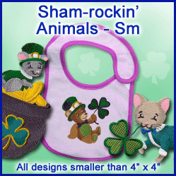 A Sham-rockin' Animals Design Pack