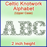 A Celtic Knotwork Alphabet Design Pack