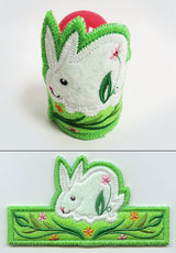 Easter Bunny Egg Holder (In-the-Hoop)