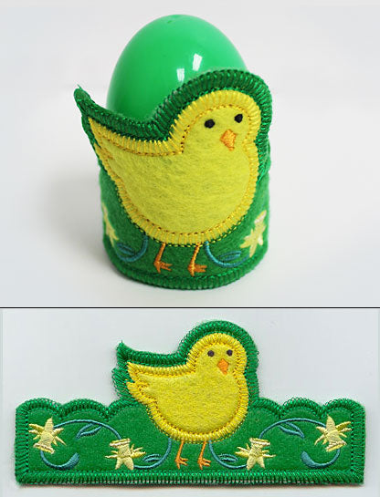 Easter Chick Egg Holder (In-the-Hoop)