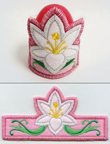 Easter Lily Egg Holder (In-the-Hoop)