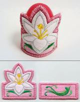 Easter Lily Egg Holder (In-the-Hoop)
