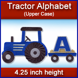 A Tractor Alphabet Design Pack
