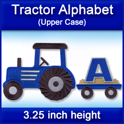 A Tractor Alphabet Design Pack