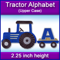 A Tractor Alphabet Design Pack