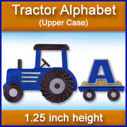 A Tractor Alphabet Design Pack