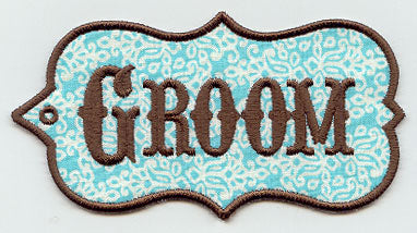Groom Gift Tag (In-the-Hoop)